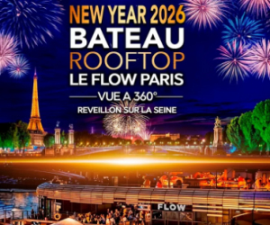 REVEILLON ROOFTOP BOAT DELUXE LE FLOW ALEXANDRE III